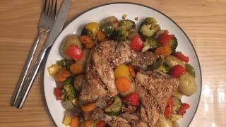 Delicious Chicken Legs and Roasted Veg! | Perfect Sunday Dinner! | Auntie Jamilla’s Kitchen