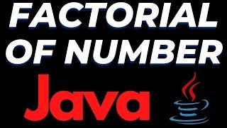 Java program to find the factorial of a number using for loop tutorial