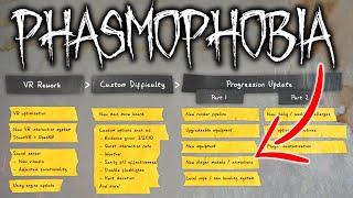 4 NEW Updates for Phasmophobia ANNOUNCED! - Year 2022 Update Roadmap