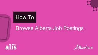 Alis Training - How to Browse Job Postings