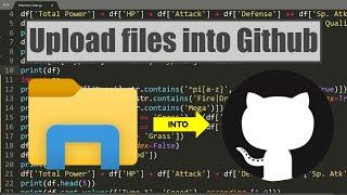 How to upload files into Github | 2021