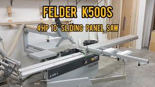 Felder K500 S Sliding Panel Saw - 14 Minutes of Cutting