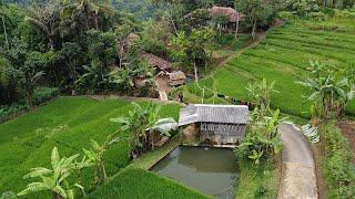 HIDUP TENTRAM DAN DAMAI..Di Kampung Terpencil Dilereng Gunung Bikin Betah |Pedesaan Sunda Jawa Barat