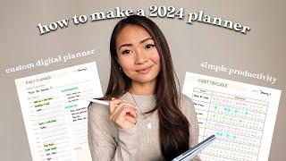 plan with me | how to make a digital planner (free + easy), goodnotes & digital planning tips
