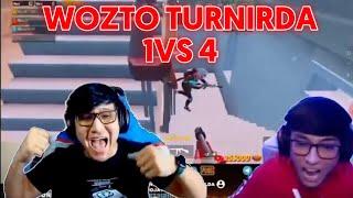 WOZTO TURNIRDA 1 VS 4 SENATOR HAYRATDA | PUBG MOBILE