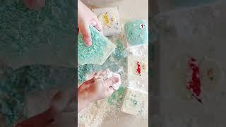 Gym Chalk Crush | bule️snowman️️｜ #asmr #crunchy #gymchalk