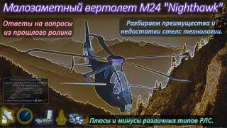 Малозаметный вертолет M24. Технология малой заметности в авиации: плюсы и минусы. Ответы на вопросы