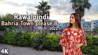 walking in the bahria Town please 8 bazaar - Pakistan Rawalpindi (4K)