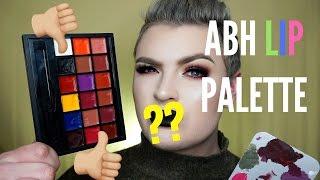 NEW ABH LIP PALETTE REVIEW & My Go-To Glam | makeupbyjaack