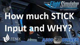 WHY you use FORWARD stick input during TAKEOFF and how much to use | Real Airbus Pilot