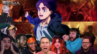 THIS IS EREN'S FREEDOM! ATTACK ON TITAN SEASON 4 PART 3 EPISODE 1 BEST REACTION COMPILATION