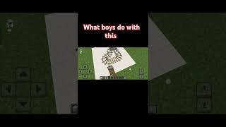 What boys do with heart made by rail #minecraft #youtubeshorts #jbh #gaming