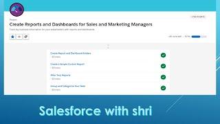 Visualize Your Data  || Create Reports and Dashboards for Sales and Marketing Manager