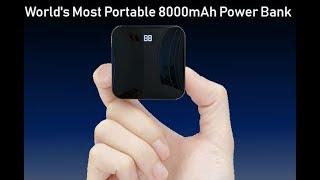 World's Most Portable 8000mAh Power Bank