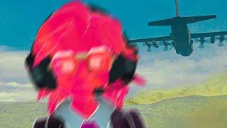 PINK VR BOY JUMPS OFF A PLANE AND DOESN'T MAKE IT.