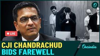 LIVE| Justice DY Chandrachud Bids Adieu To CJI Chair: 'If I Have Hurt Anyone In Court,...'