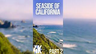 Seaside of California for Vertical Display - 4K Scenic View to Enderts Beach + Relaxing Sounds- Pt 2