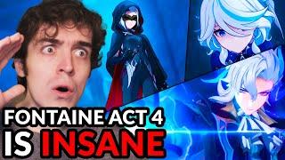 ABSOLUTELY INSANE! Fontaine Archon Quest Act 4 | Genshin Impact 4.1 FULL REACTION