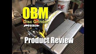 OBM Disc Grinder setup and Product Review for knife making