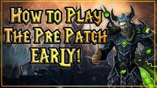 How to Play the Shadowlands Pre-Patch EARLY! Using the PTR!