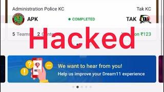 Dream 11 hacked | hang | dream going mad | hacking kenya kabaddi league