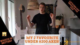 2 Best Electric Guitars Under $200: Yamaha Pacifica 012 vs Ibanez GRX70QA