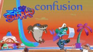 zig and sharko intro 3 season effect in confusion