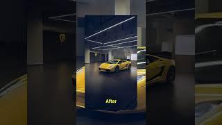 Iphone 14 Pro // Photo Of Yellow Lamborghini // Before & After