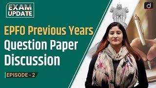 EPFO Previous Year Question Papers | Episode - 02 | Drishti IAS English