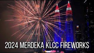 2024 Malaysia Merdeka KLCC Fireworks | Cinematic Drone Shots