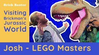 LEGO Masters Josh Taylor Visits Brickman's Jurassic World Exhibition In Melbourne | Brick Banter