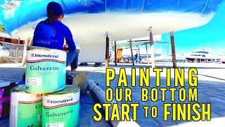 Refinishing Our 23 Year Old Bluewater Sailboat’s Hull Using International’s Paint System [Ep. 97]