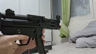 VFC MP5K V2 GBBR test shoot.