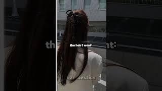 the hair I want vs the hair I have || #shorts #aesthetic #fyp #hair #hairstyle #trending #viralvideo