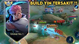 REKOMENDASI BUILD DAN EMBLEM YIN TERBARU SEPERTI PENJOKI 2024! | BUILD TOP 1 GLOBAL YIN - MLBB