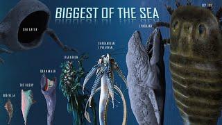 How Big are the Largest Sea creatures in Fiction?