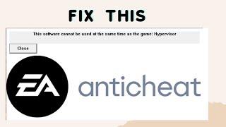 How to Fix "This software cannot be used at the same time as the game: Hypervisor" on FIFA 23