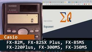 Casio FX-300MS  Converting Angle between degree, Radian and grad