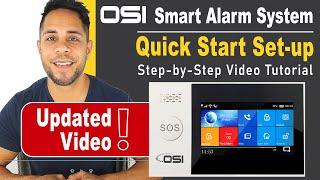 OSI Alarm Unboxing & Quick-Start Video Guide / Smart Life app (Updated Wi-Fi Connection)