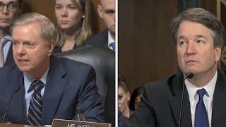 Sen. Lindsey Graham tells Kavanaugh: "This is the most unethical sham"