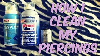 How I Clean My Piercings | Daith, Conch, & Tragus