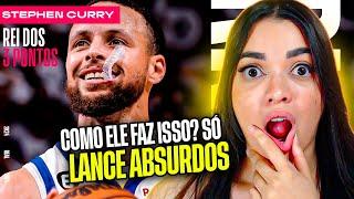 REAGINDO a As bolas de 3 PONTOS mais INACREDITÁVEIS de Stephen Curry! - NBA Brasil