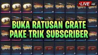 TRIK HOKI BUKA CRATE FF DENGAN TRIK DARI SUBSCRIBER