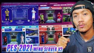 PES 2021 NEW MENU SERVER V2 ALL COMPETITION - PES 2021 PC GAMEPLAY