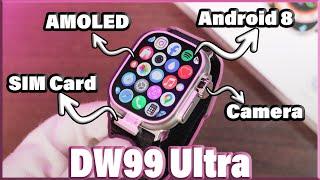 VWAR DW99 Ultra 4G-Cellular Watch | Full Review | Android 8, Rotatable Camera. AMOLED & GPS