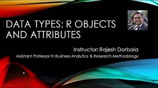 R Objects and Attributes