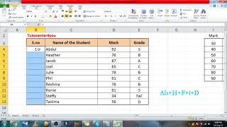 Easy way to put serial number in excel without mouse (fill command)