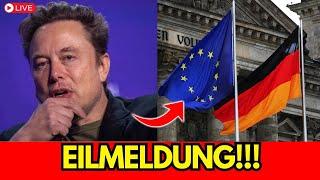 VOR 1 MINUTE!!! Elon Musk: Die EU wird zusammenbrechen, Deutschland trifft es als erstes!