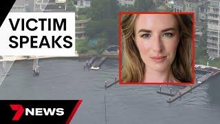 Lauren O’Neill speaks after undergoing surgery for shark bite in Elizabeth Bay | 7 News Australia