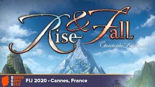 Rise and Fall  — game preview at FIJ 2020 in Cannes